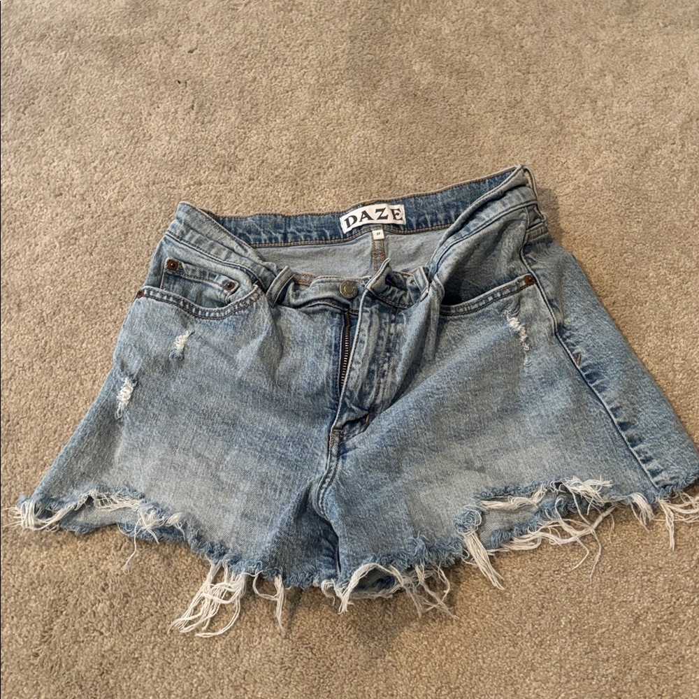 Daze Women's Blue Jean Shorts